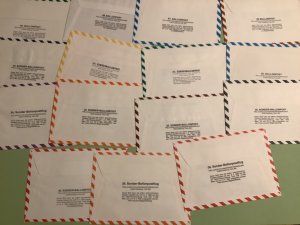 Austria Airship Balloon post covers 15  items Ref A1098