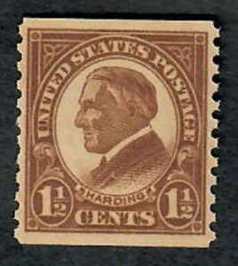 598 Harding MNH coil single