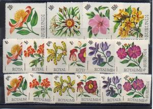 Burundi 141-156 MNH