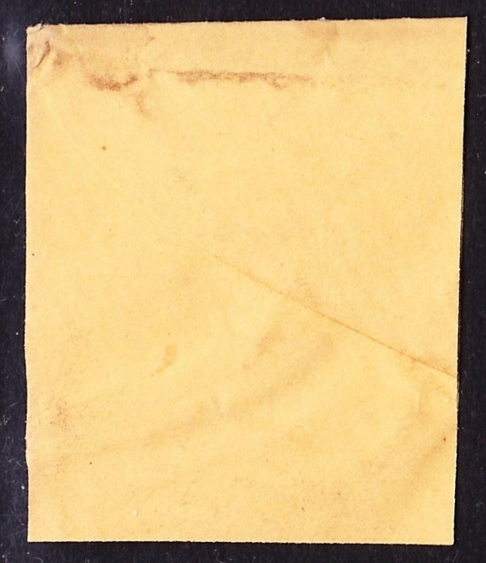 Scott U35, VF Unused Full Corner, 3c Pink on Buff, Faults