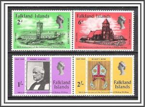 Falkland Islands #184-187 Bishop Stirling MNH