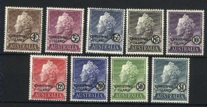 Christmas Island #2-10   M NH VF 1958  PD