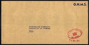 NEW HEBRIDES 1975 OHMS local cover ex Br Resident Commissioner......19143