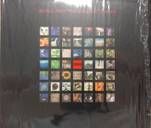 2000 Royal Mail Millennium Stamps Album -  The story behind the stamps - MNH
