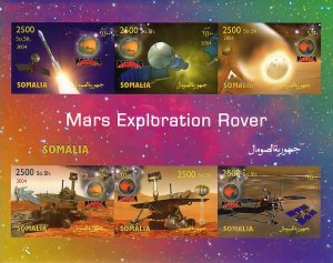 Somalia 2004 Mars Exploration Rover Space Sheetlet (6) IMPERFORATED MNH