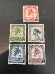 Belgium Congo sc 207-210,214 MH