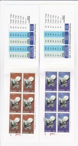 Iceland # 801-802, Europa, 2 Complete Booklets of 10 Stamps, Mint NH, 1/2 Cat.