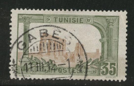 Tunis Tunisia Scott 43 used 1906 stamp