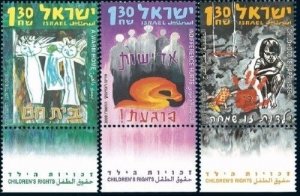 Israel 2005 - Children's Rights - Set 3 Stamps Scott#1621-3 - MNH