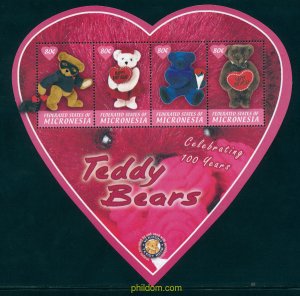 338155 MNH MICRONESIA 2002 CENTENARIO DEL OSITO DE PELUCHE