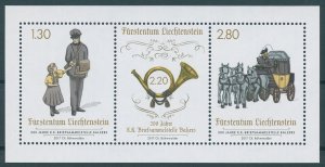 Liechtenstein 2017 MNH Briefsammelstelle Balzers 3v M/S Postal Services Stamps