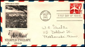 US UC34 Red Jet Pen FDC