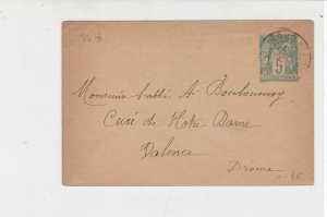 France 19th Century Military Correspondance 1891 Stamps Cover Ref 31269