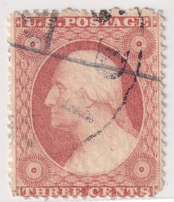 USA STAMPS - 1857- George Washington_3c _Cancel: CDS