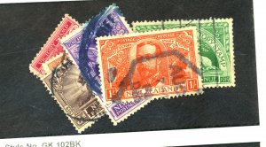 NEW ZEALAND #165-170 USED FVF 169 THUN Cat $102