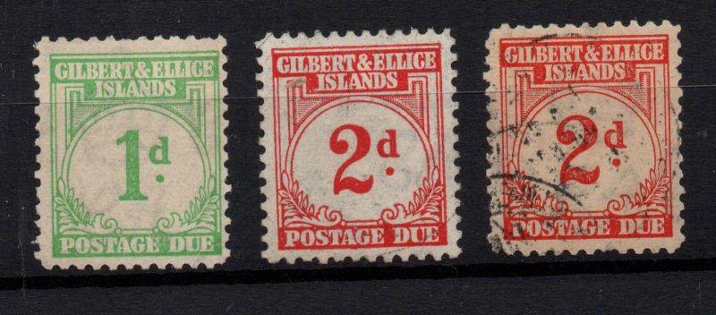 Gilbert & Ellice 1d & 2d Postage Dues D1 & D2 (mint & used) WS30709 