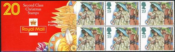 Great Britain 1994, Christmas booklet (20x19p), MNH