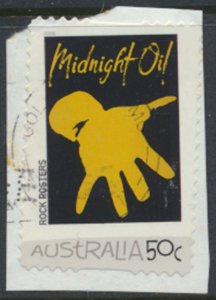 Australia  SG 2698  SC# 2559f Used SA Rock Midnight Oil see details & scan    