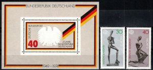 Germany #1141-2, 1145 MNH (X8947)