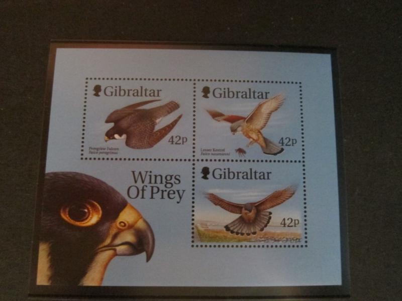 Gibraltar 1999 Sc 814b Bird set MNH