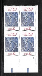 #2224 MNH Plate Block