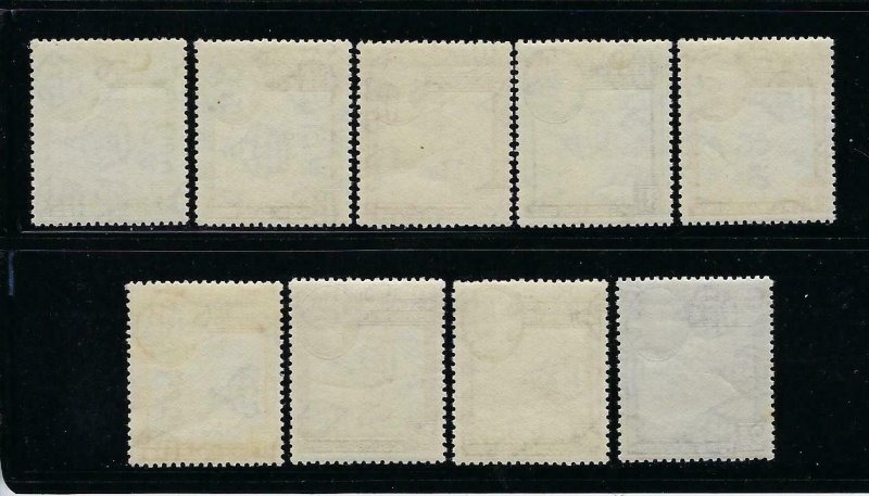 FALKLAND IS. DEPENDENCIES- SCOTT# 1L1-1L8/1L13 1946 (THIN LINES)   MINT XLH /NH