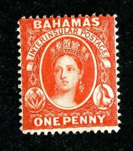 1863  Sc #16 M* cv.$75 ( 806 Bahamas )