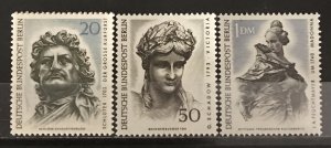 Germany Berlin 1967 #9n257-60,  MNH, CV $1.70