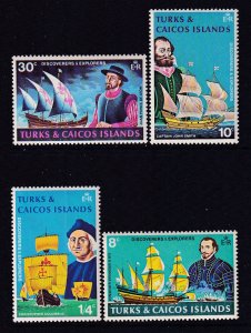 Turks and Caicos 253-256 MNH VF