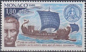 1982 Monaco 1566 2000 years Death Poet Virgil 1,90 €