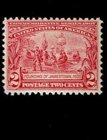 Scott #329 F/VF-OG-NH. SCV - $75.00