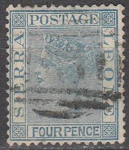 Sierra Leone #29 F-VF  Used CV $32.50  (A6408)