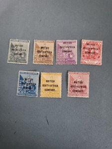 Stamps Rhodesia Scott #43-9 h