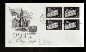 Canada # 375 FDC!