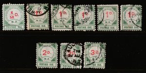 New Zealand a small lot of unsorted old post dues