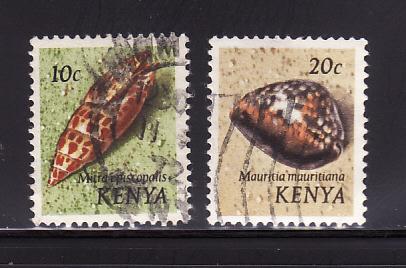 Kenya 37, 39 U Sea Shells (B)