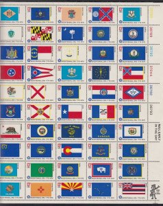 Scott 1633-82 MNH Full Sheet - State Flags Issue