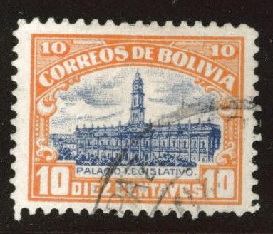 Bolivia Scott 116 Used 1916-17 stamp