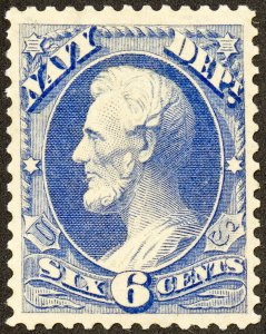 US Stamps # O38 MLH Superb Officials Fresh Scott Value $150.00