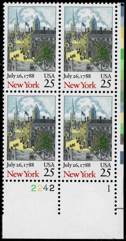 United States 2346 plate block - MNH - LR 2242  1