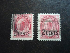 Stamps - Canada - Scott# 87-88 - Used Set of 2 Stamps