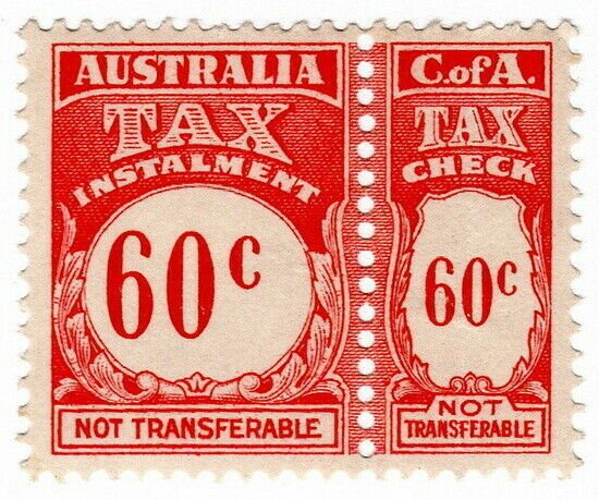 (I.B) Australia Revenue : Tax Instalment 60c