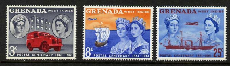 Grenada 187-9 MNH Ships, Aircraft, Royalty