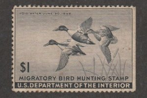 *KAPPYSSTAMPS KS2866 USA BOB FEDERAL DUCK SC# RW12 MINT HINGED