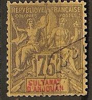 Anjouan 18 Ce 12 Used w/ neat corner cds VF SCV $27.50