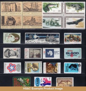 HS&C: 1971 US Commemorative Stamp Year Set MNH #1423-1445 F/VF