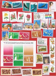 Australia #820 /856  MNH OG  1982  stamps