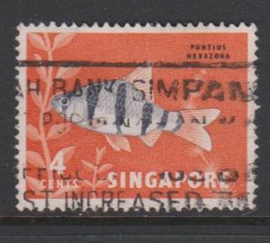 Singapore Sc#54 Used