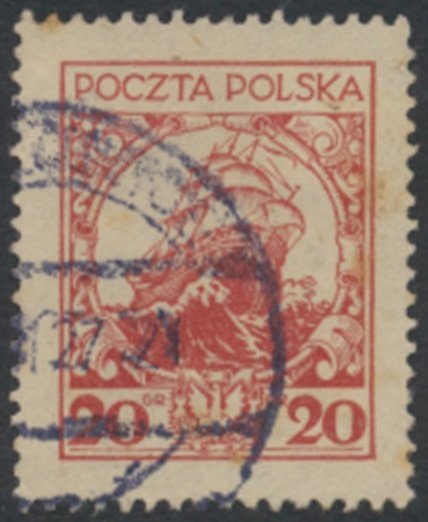 Poland  Sc#  233 Ship of State   poor Used   see details  / scans 