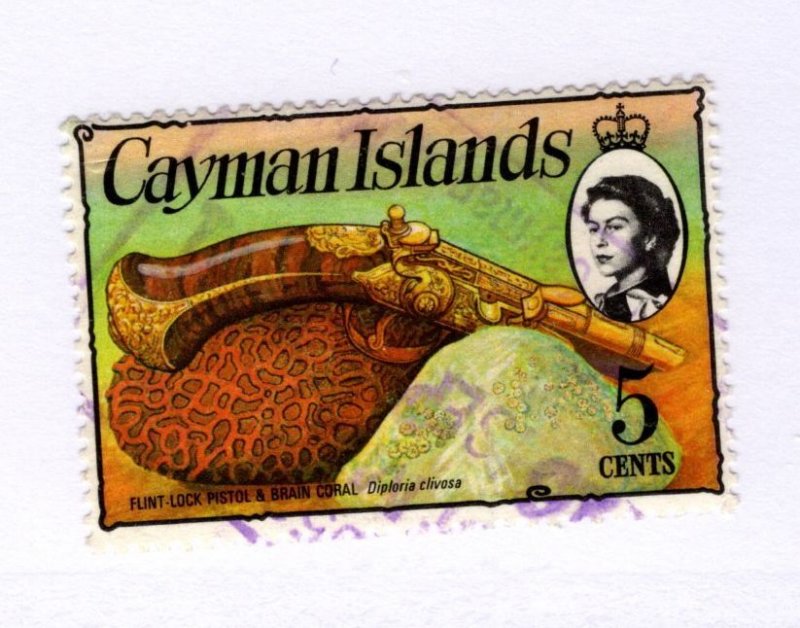 Cayman Islands #334 Used - Stamp - CAT VALUE $1.00